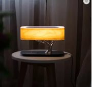 Tree Table Lamp with Wireless Charger and Bluetooth Speaker