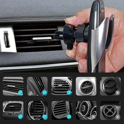 Auto-Clamping Wireless Car Charger